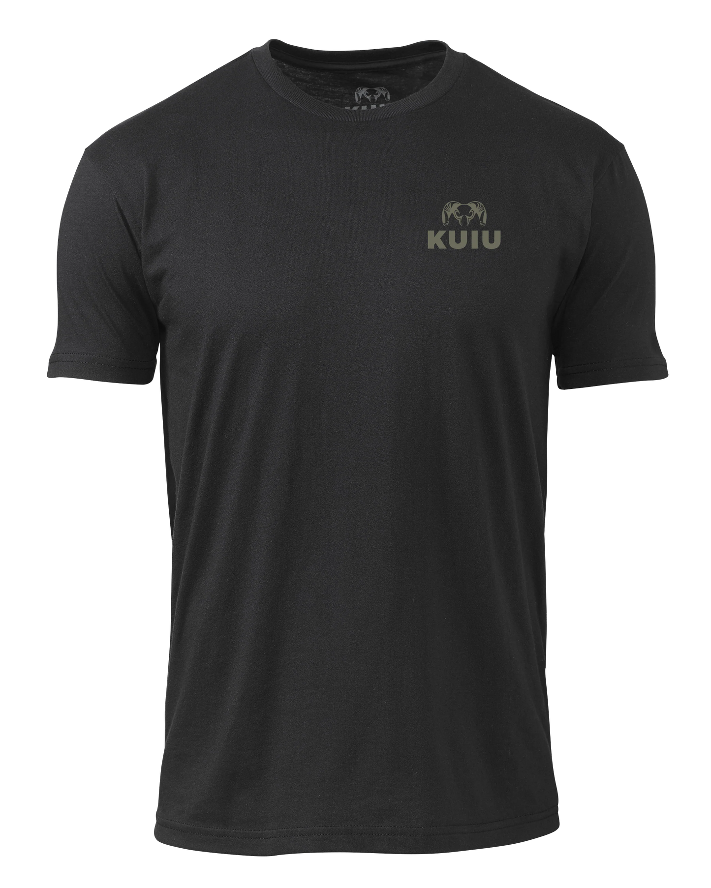 KUIU Solid Flag Fade T-Shirt | Black