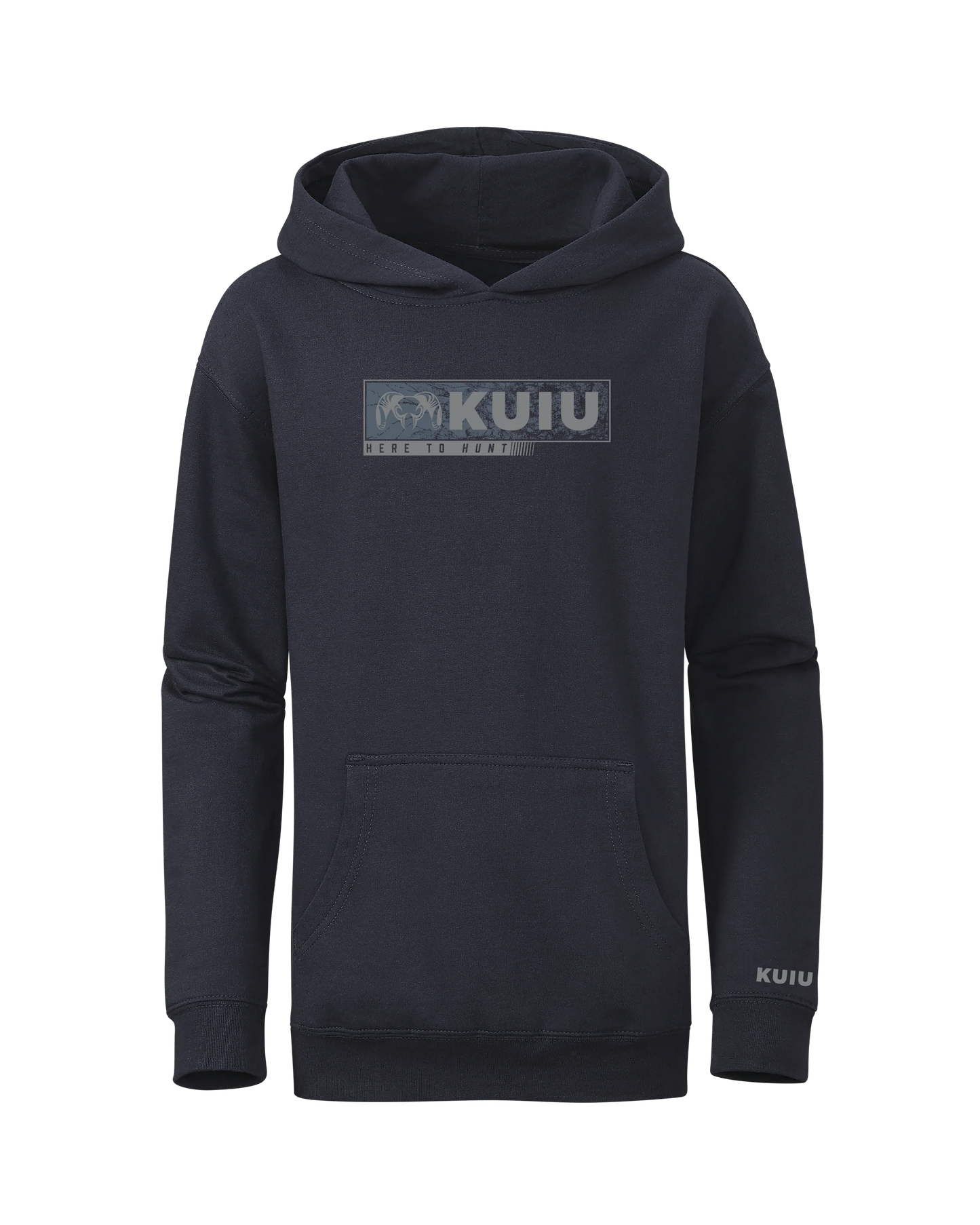 Youth Here to Hunt Gritstone Hoodie | Navy
