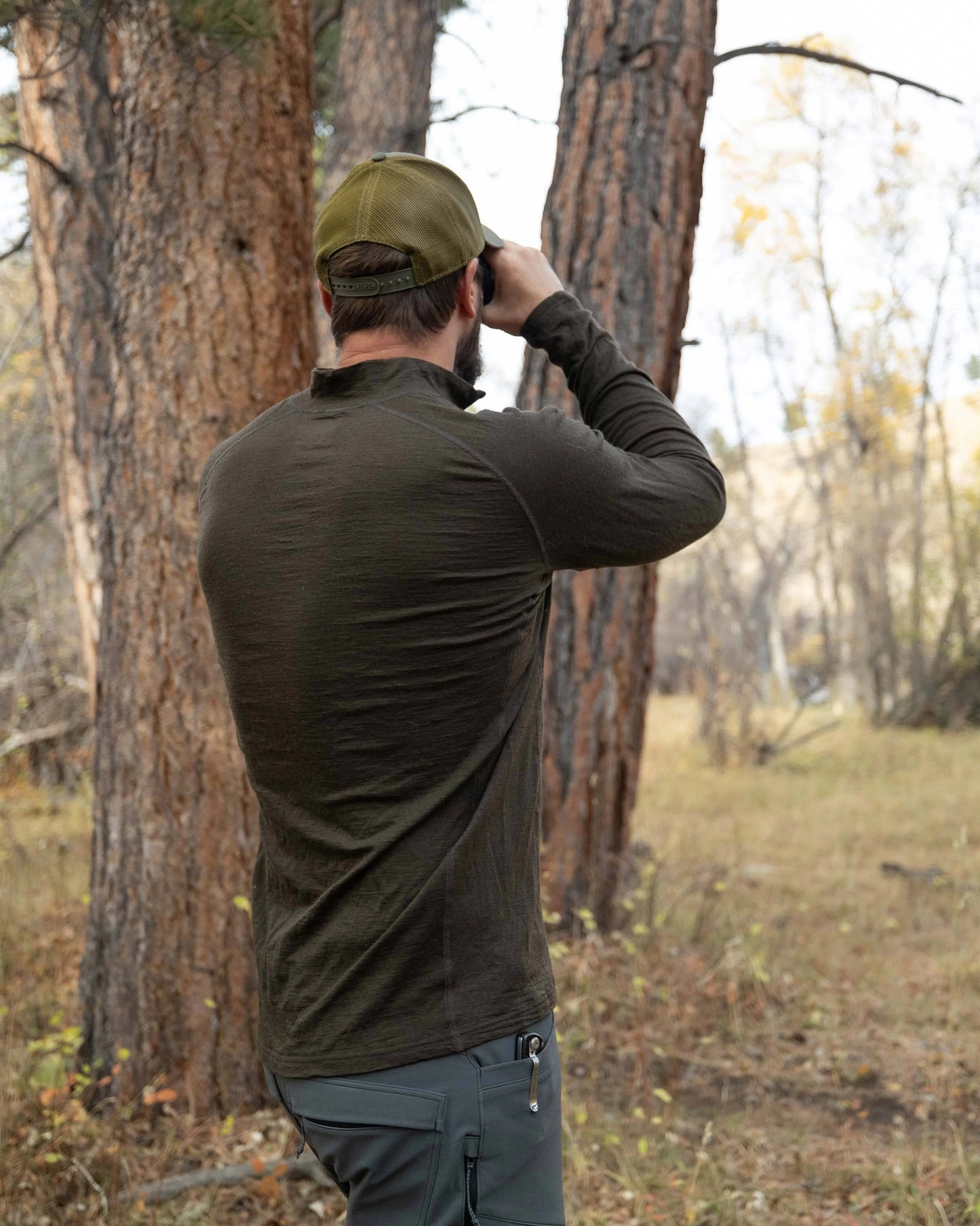 ULTRA Merino 145 Zip-T Hunting Shirt | Ash