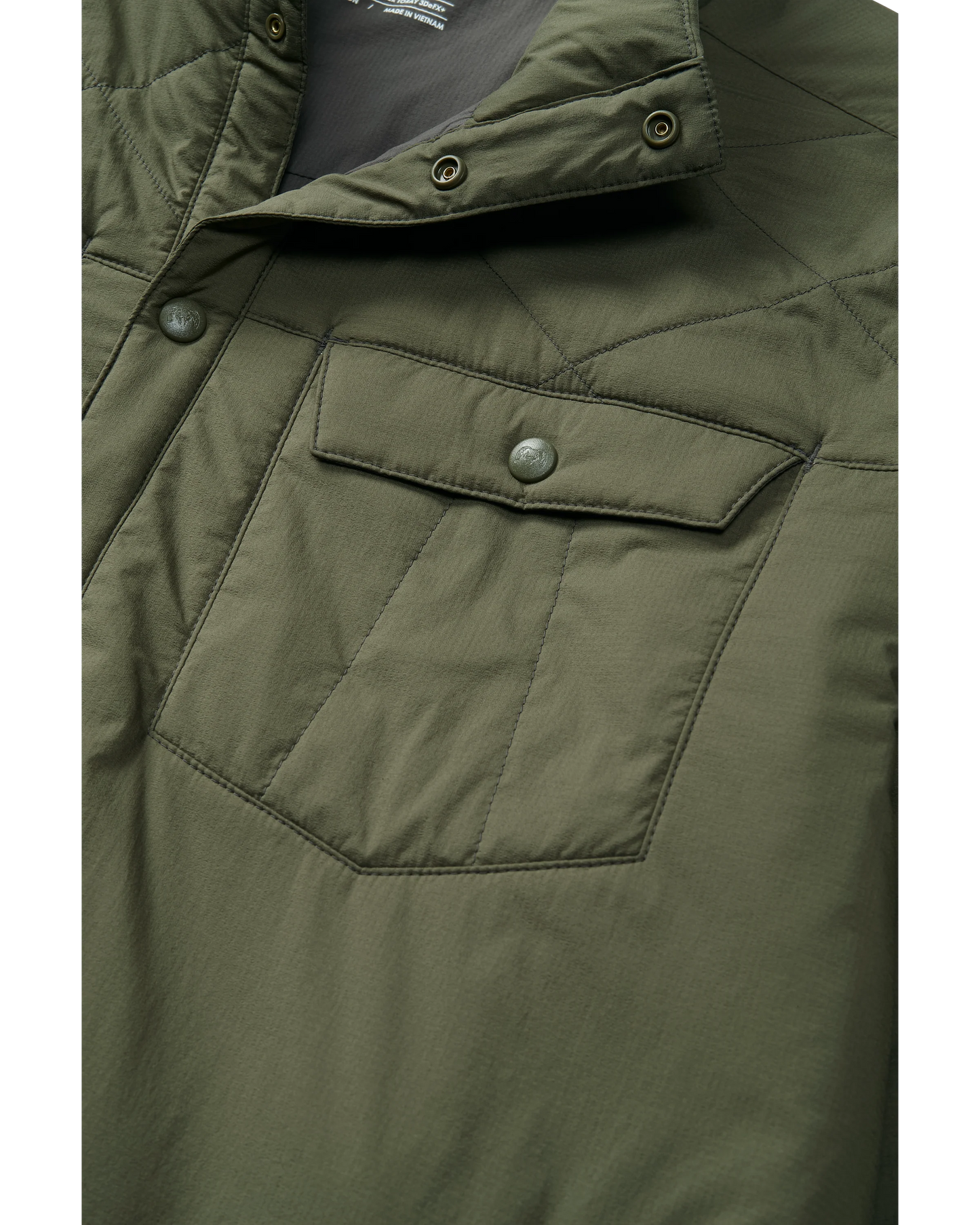 Outlet Base Camp Insulated Snap Shirt | Olive