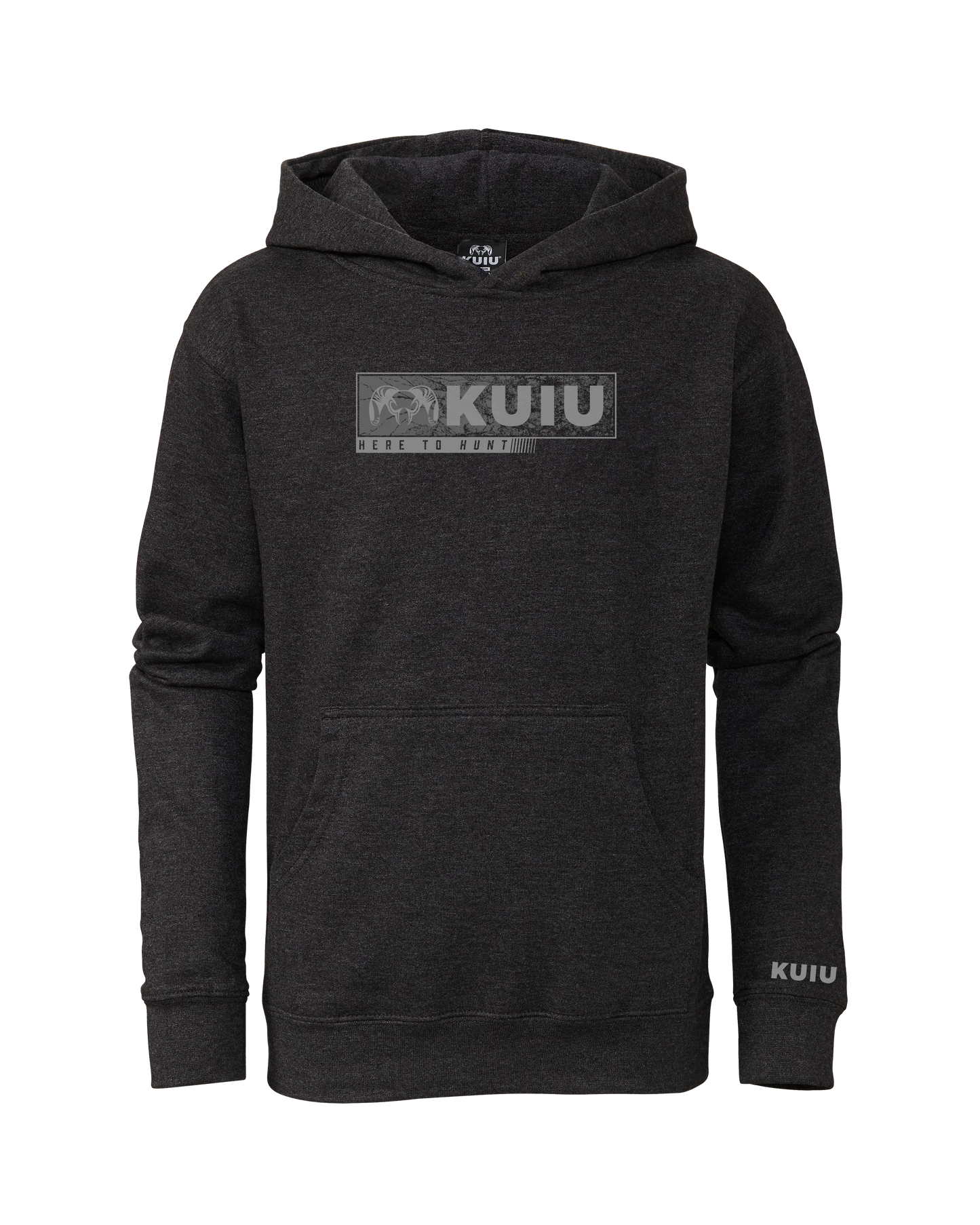 Youth Here to Hunt Gritstone Hoodie | Charcoal