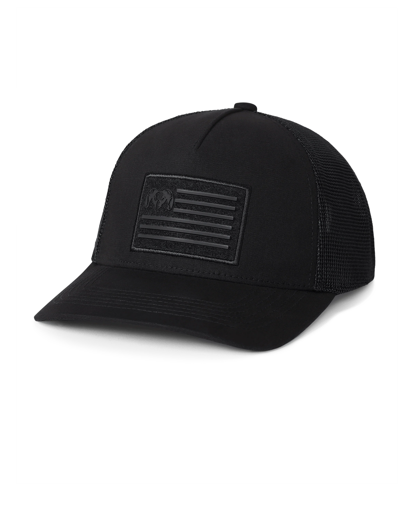 Welded Flag Patch Hat | Black/Black