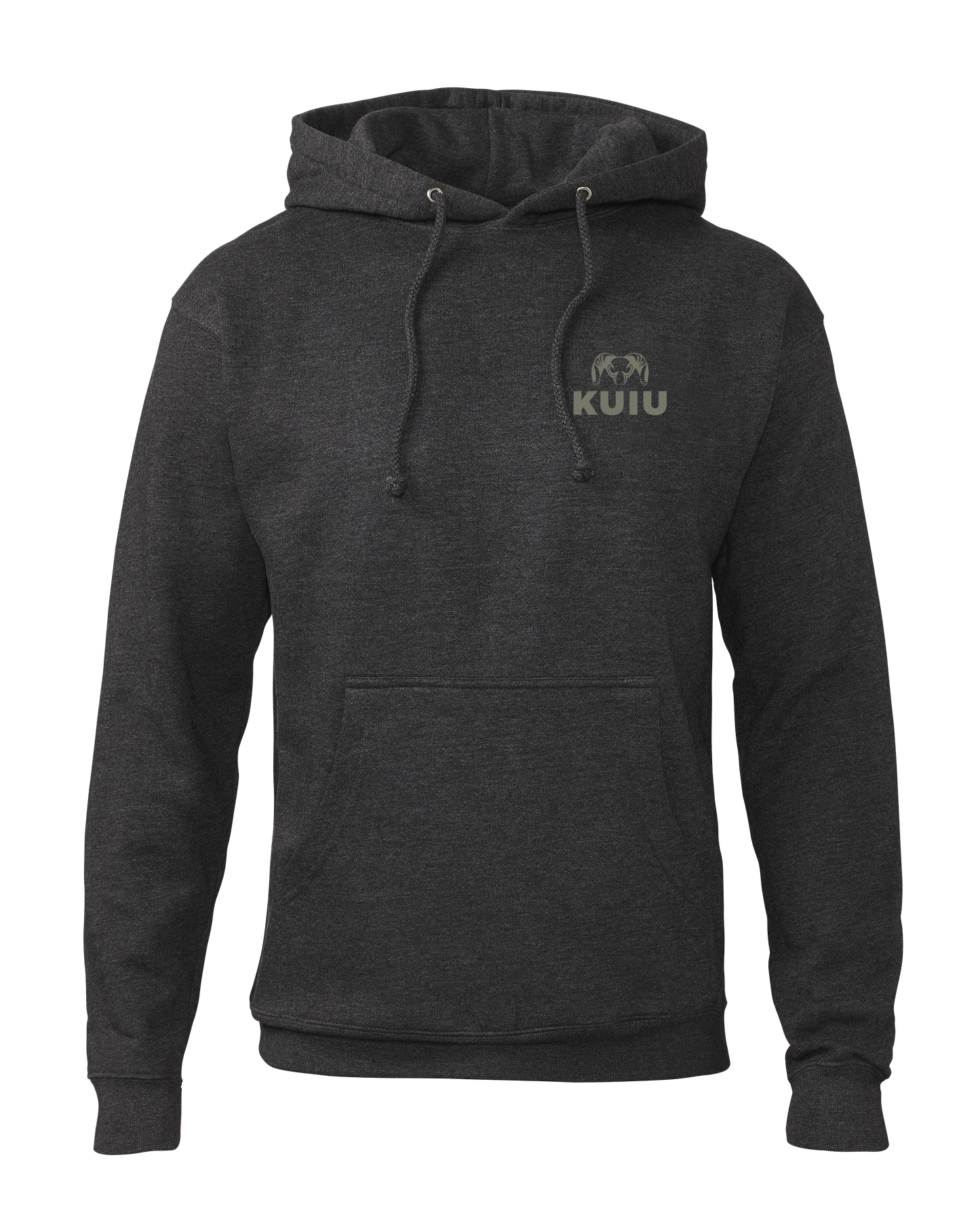 KUIU Topo Back Logo Hoodie | Charcoal