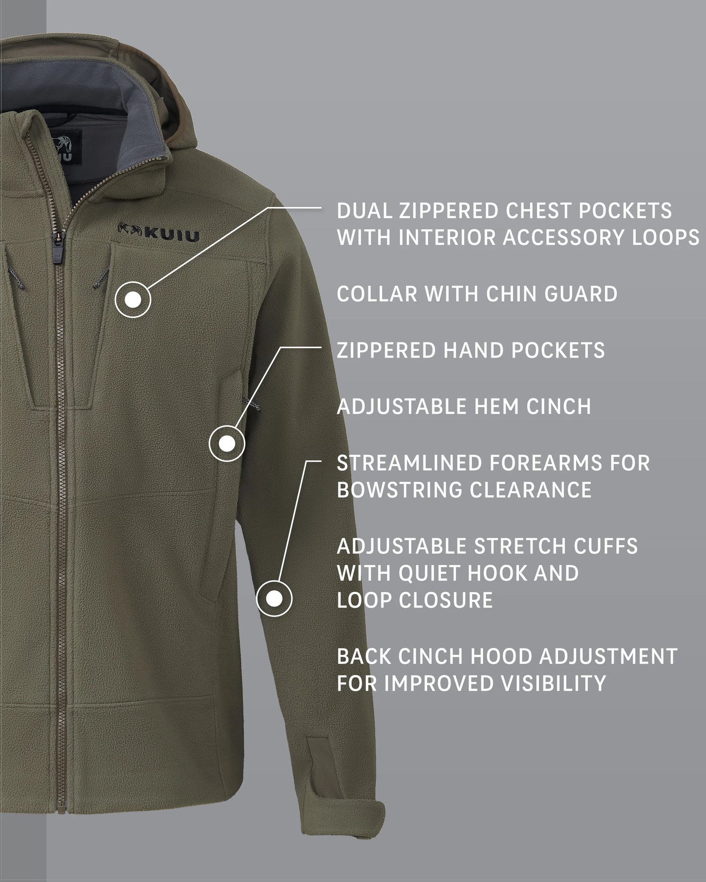 Outlet KUIU Proximity LT Hooded Jacket | Ash