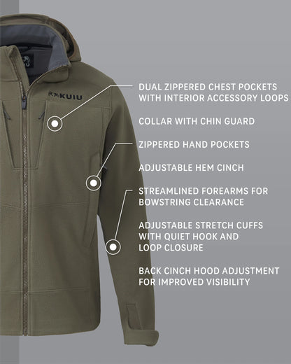 Outlet KUIU Proximity LT Hooded Jacket | Ash