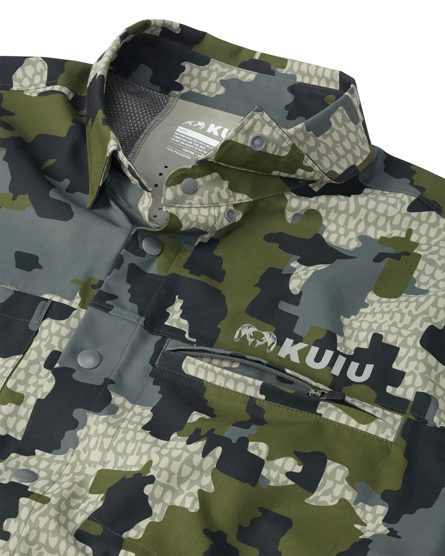 Mesa Vented LS Snap Shirt | Verde