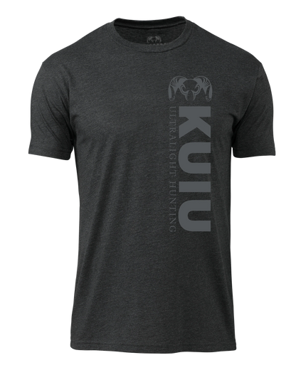 KUIU Solid Vertical T-Shirt | Charcoal
