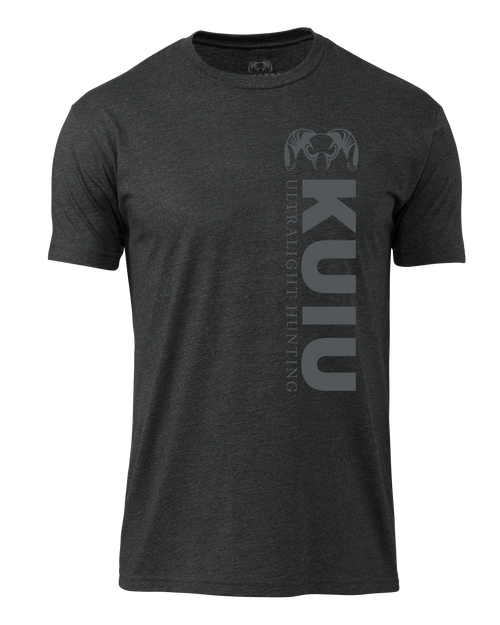 KUIU Solid Vertical T-Shirt | Charcoal