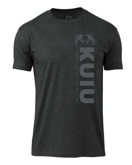 KUIU Solid Vertical T-Shirt | Charcoal