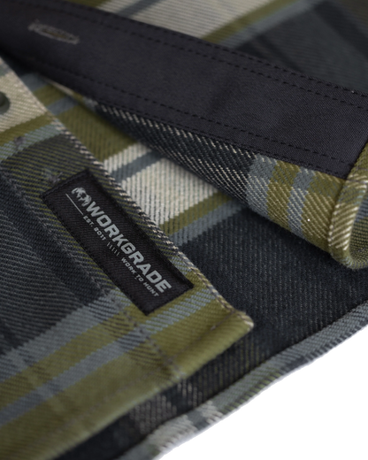 Flannel Heavyweight Shirt | Verde Check Plaid