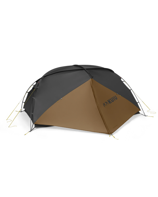 Mountain Star 2 Person Tent | Gunmetal-Camel