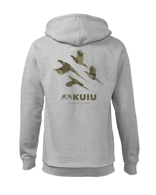 KUIU Valo Upland Hoodie | Heather Grey