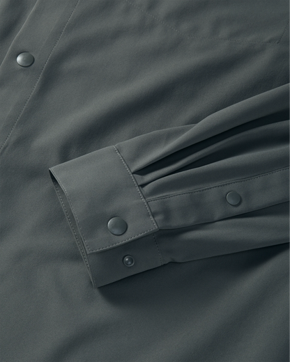 Mesa Vented LS Snap Shirt | Stone