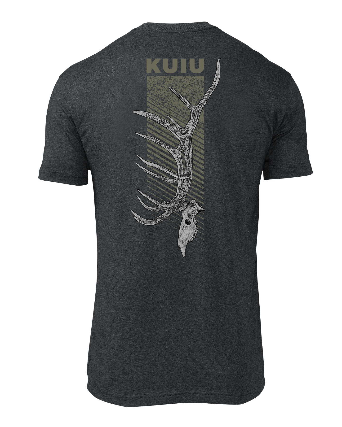 KUIU Elk Skull T-Shirt | Charcoal
