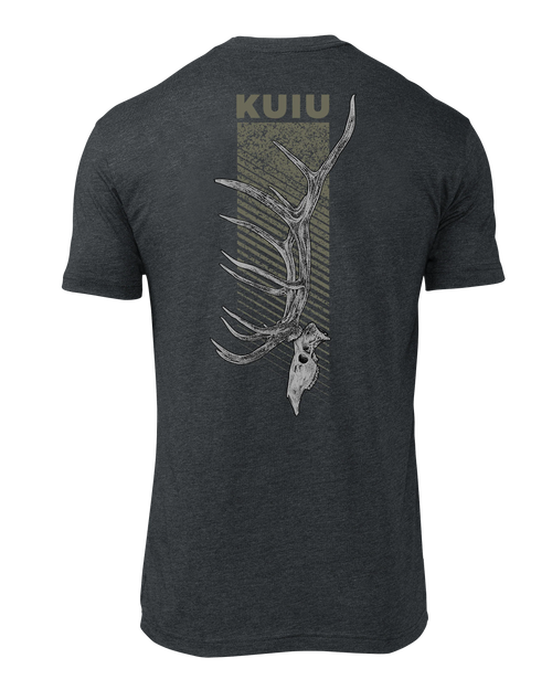 KUIU Elk Skull T-Shirt | Charcoal