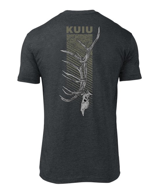 KUIU Elk Skull T-Shirt | Charcoal