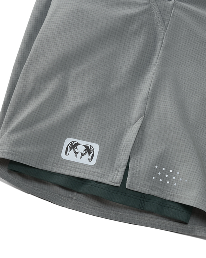 EnduroTrainer Lined 7″ Short | Dark Iron Tonal