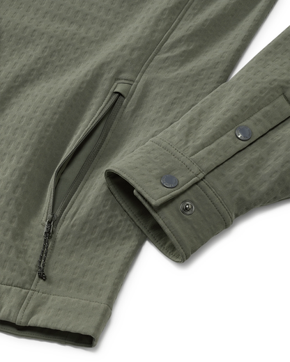Blockfield Fleece Shirt Jacket | Dark Sage