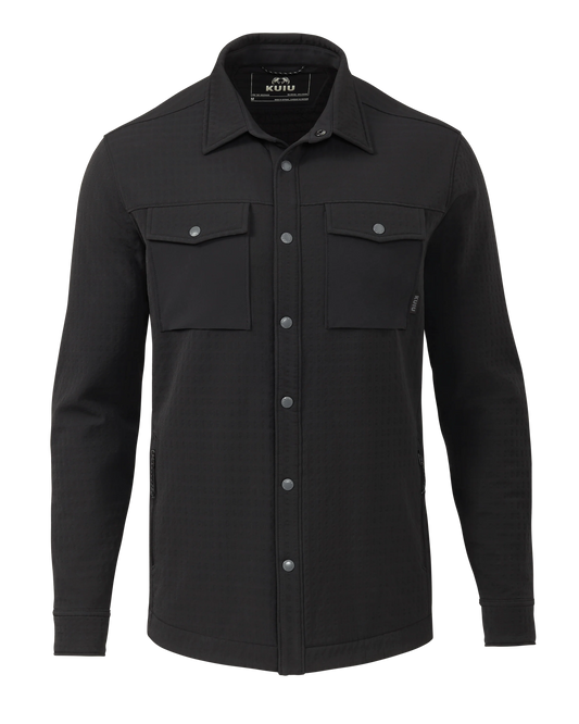 Blockfield Fleece Shirt Jacket | Black