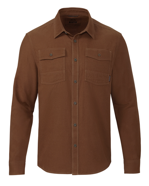 Outlet Field Flannel Shirt | Saddle