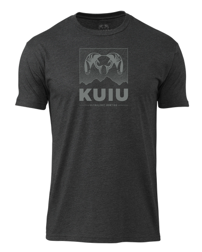 KUIU Topo Mountain T-Shirt | Charcoal