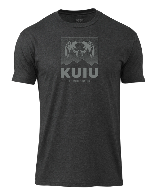 KUIU Topo Mountain T-Shirt | Charcoal