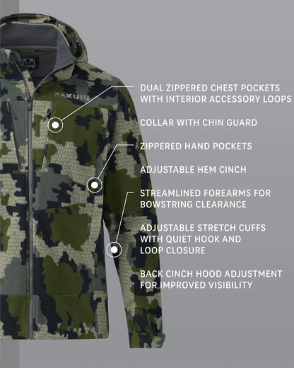 KUIU Proximity LT Hooded Jacket | Verde