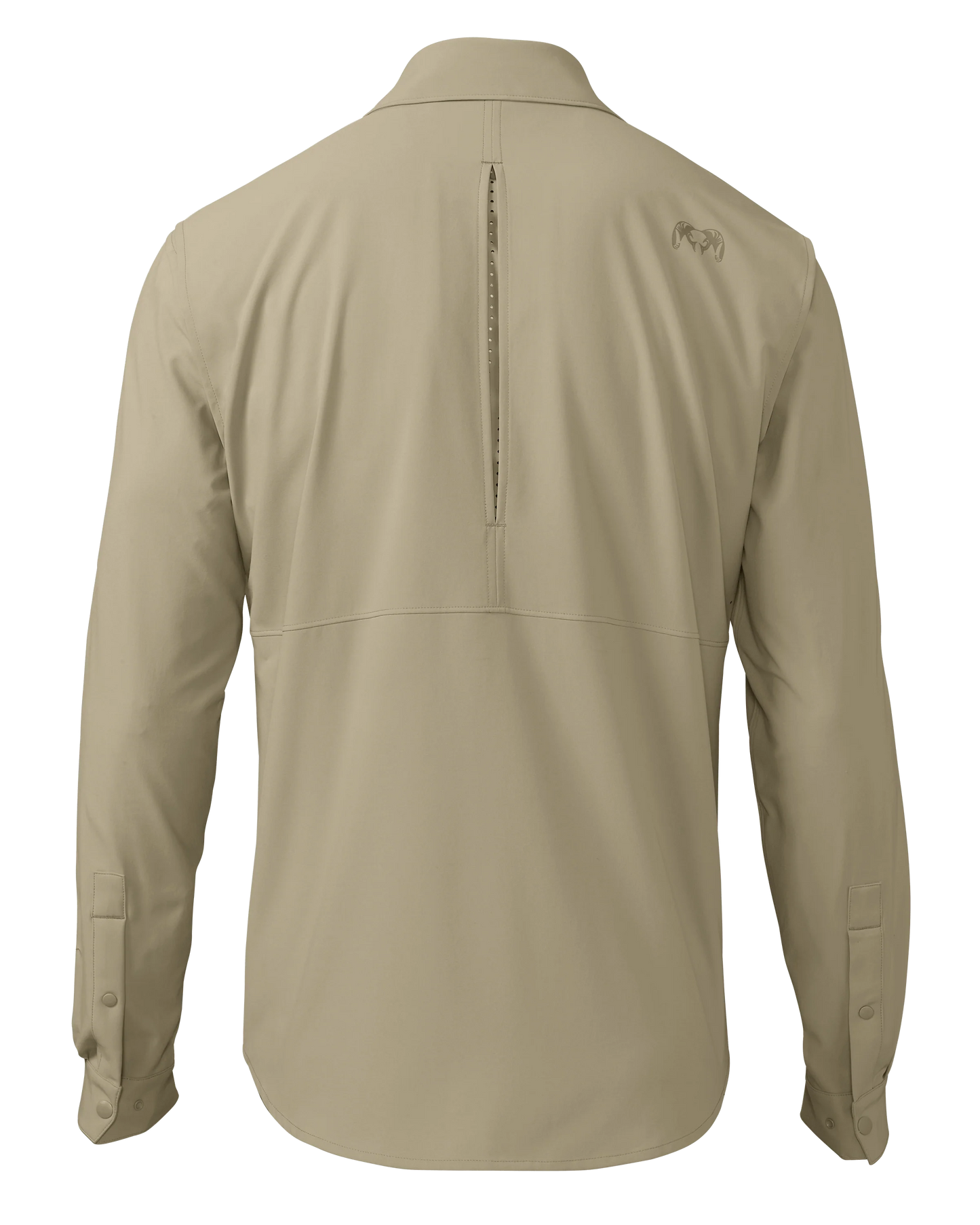 Outlet Mesa Vented LS Snap Shirt | Bone
