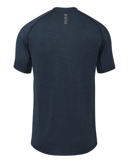 EnduroMesh SS Crew | Midnight Blue Heather