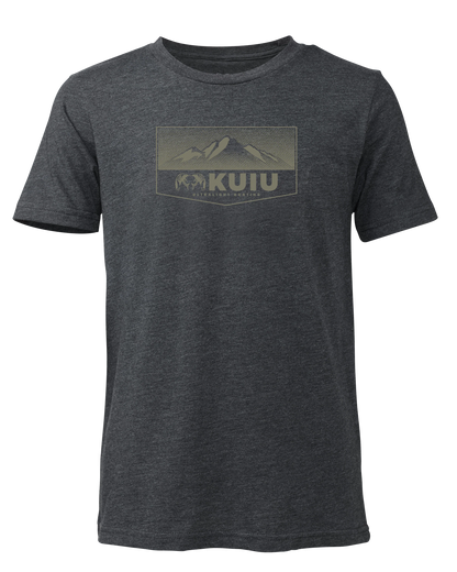 Youth Ultralight Mountain Logo T-Shirt | Charcoal