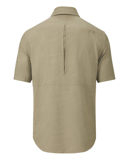 Mesa Vented SS Snap Shirt Topo | Bone Topo Print