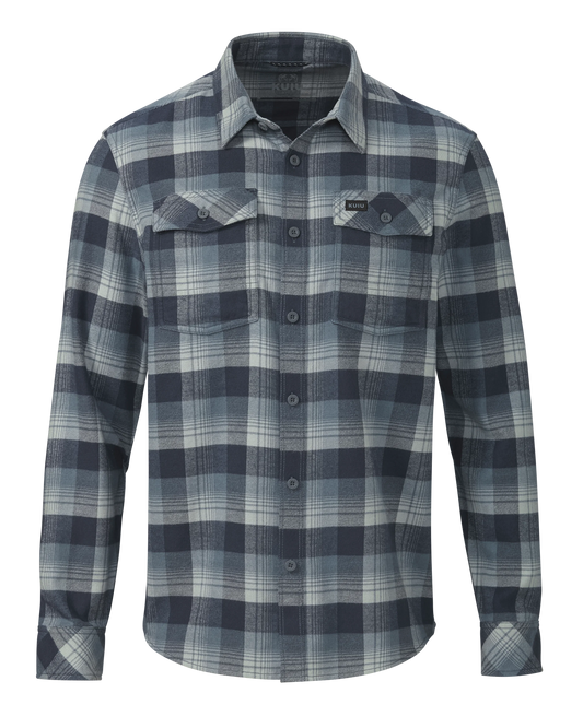 Field Flannel Shirt | Steel Blue Blockline