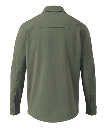Blockfield Fleece Shirt Jacket | Dark Sage