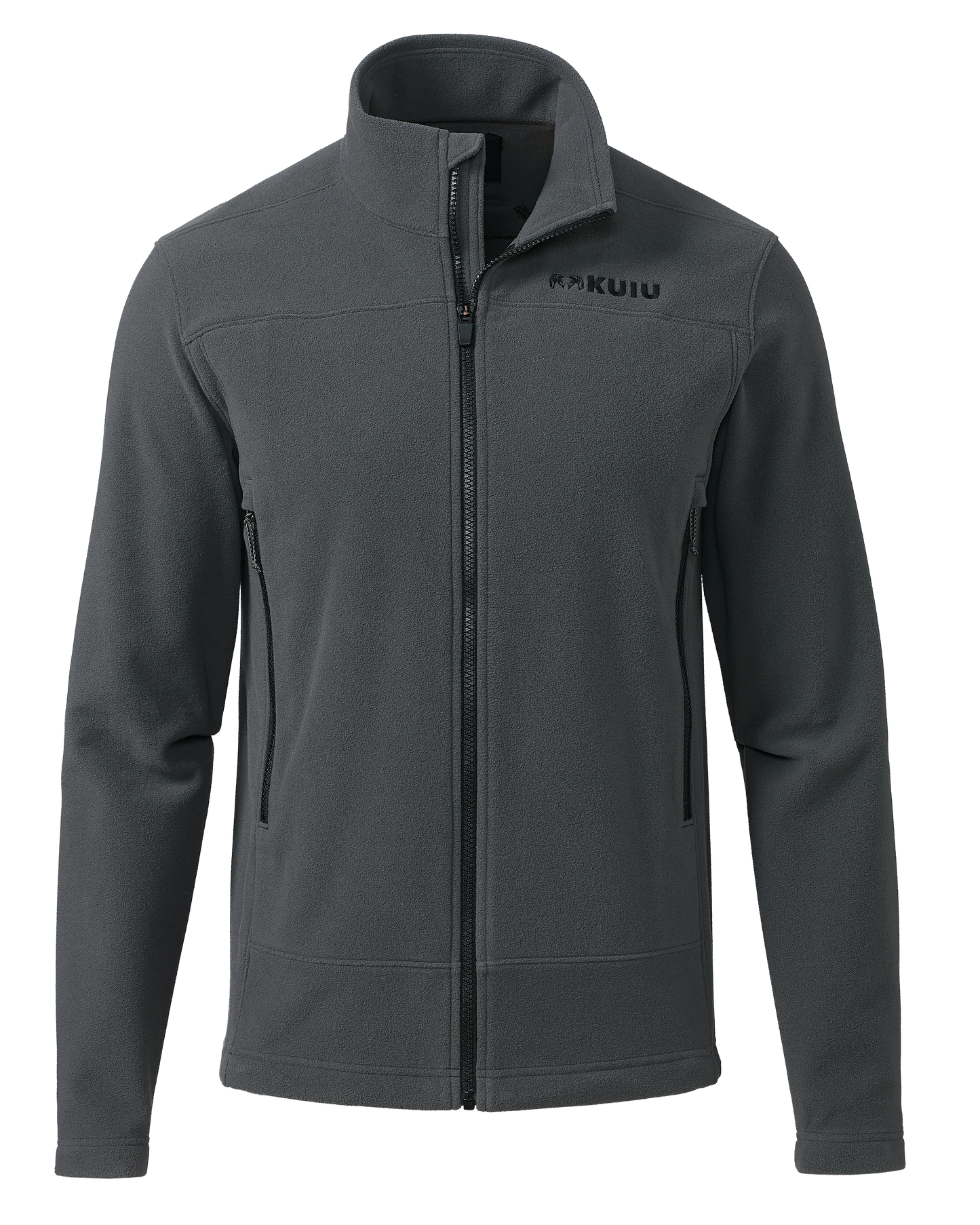 Border Fleece Full Zip | Gunmetal