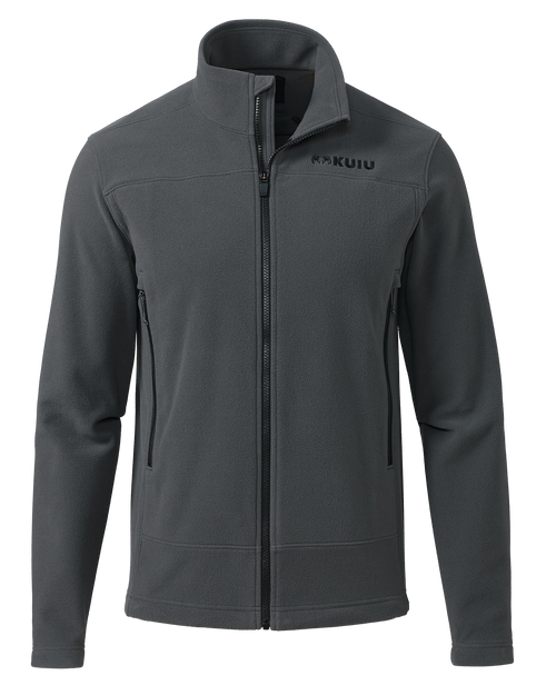 Border Fleece Full Zip | Gunmetal
