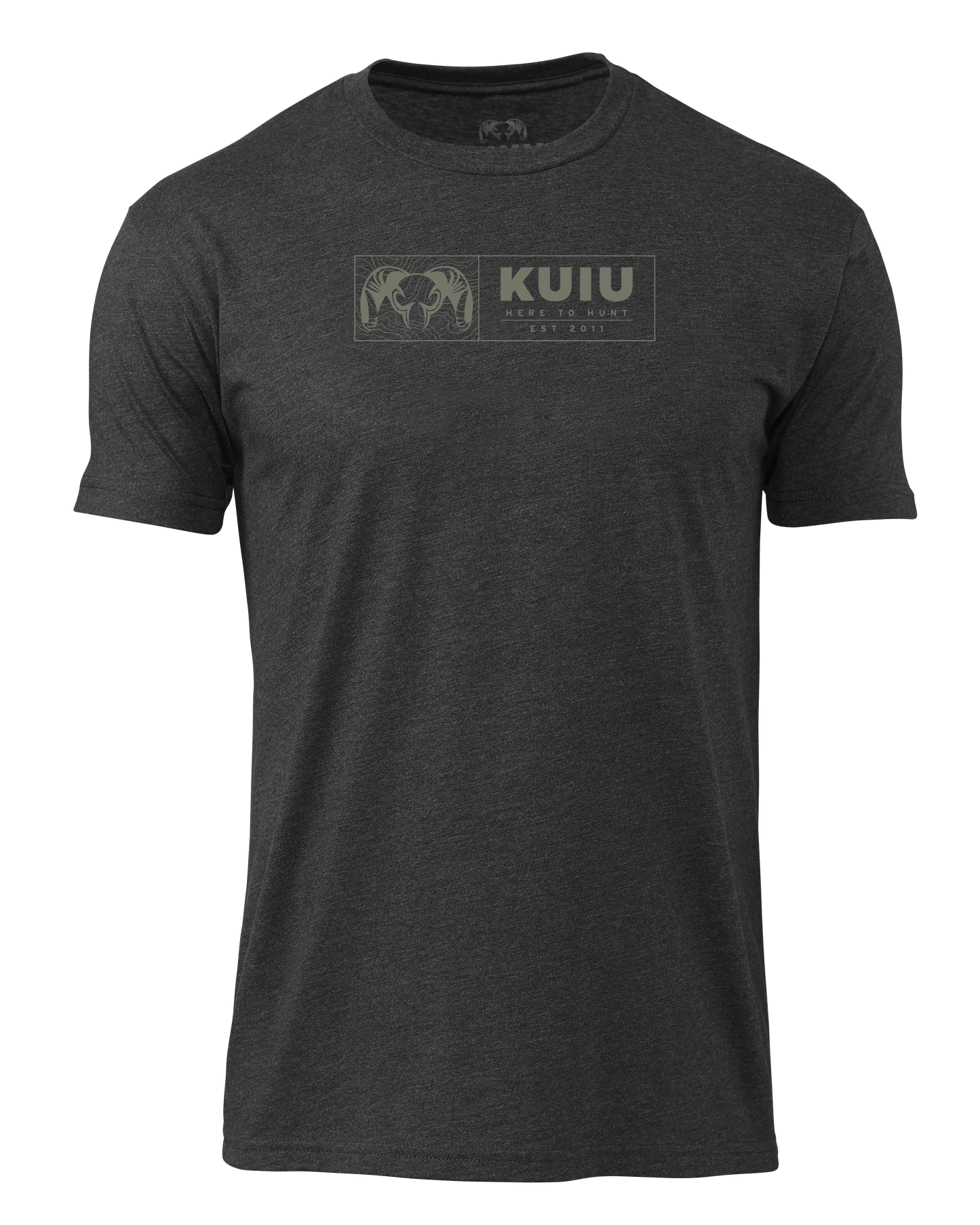 KUIU Topo Block T-Shirt | Charcoal