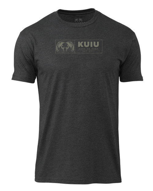 KUIU Topo Block T-Shirt | Charcoal