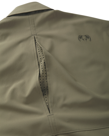 Mesa Vented SS Snap Shirt | Khaki