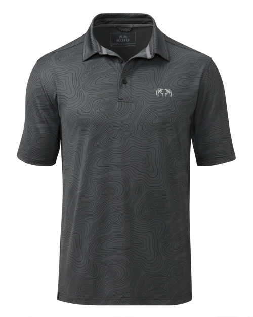 KUIU Performance Polo Topo | Gunmetal Topo