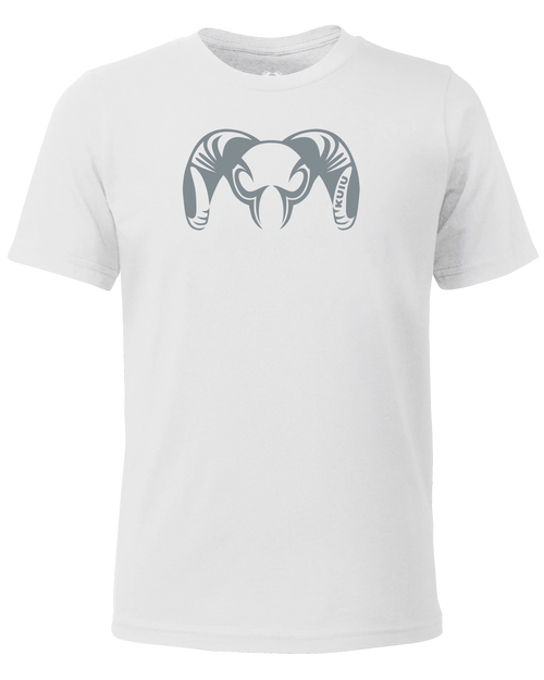 Youth Engraved Ram T-Shirt | White