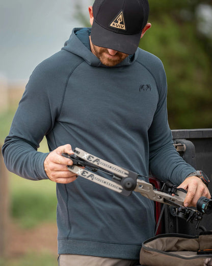 Canyon Waffle Hoodie | Army Heather