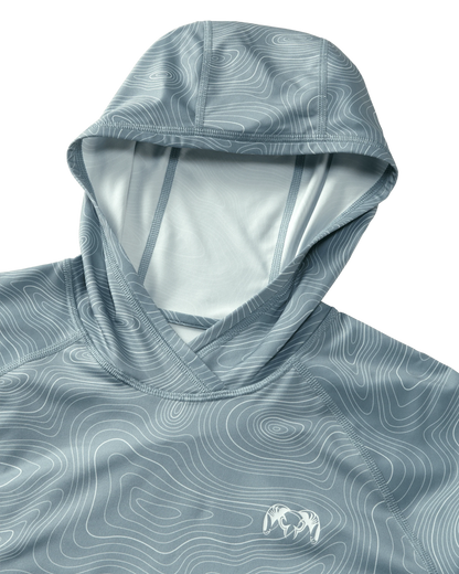 Gila LS Hoodie Topo | Skyline Topo Print