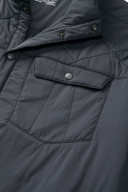 Base Camp Insulated Snap Shirt | Gunmetal