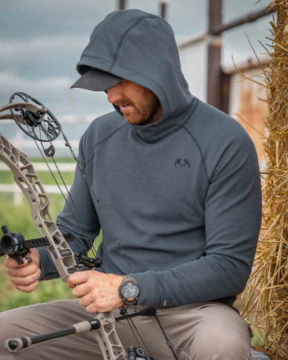 Canyon Waffle Hoodie | Army Heather