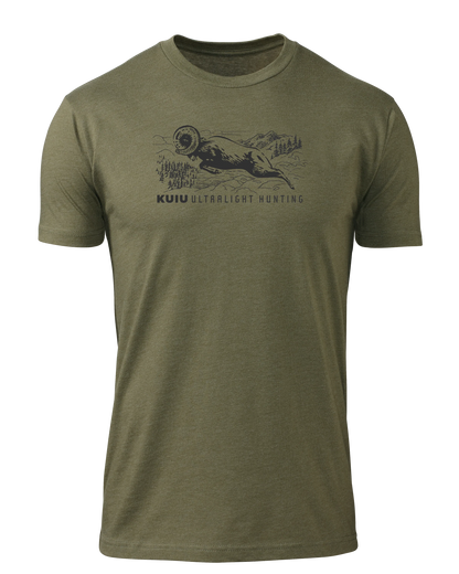 KUIU Ram T-Shirt | Military Green