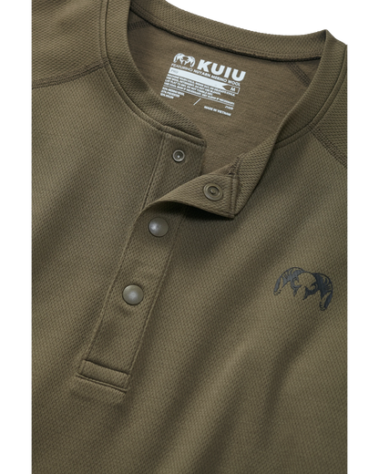 PRO Merino 200 Henley | Ash