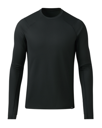 Vital S3 Long Sleeve Crew | Black