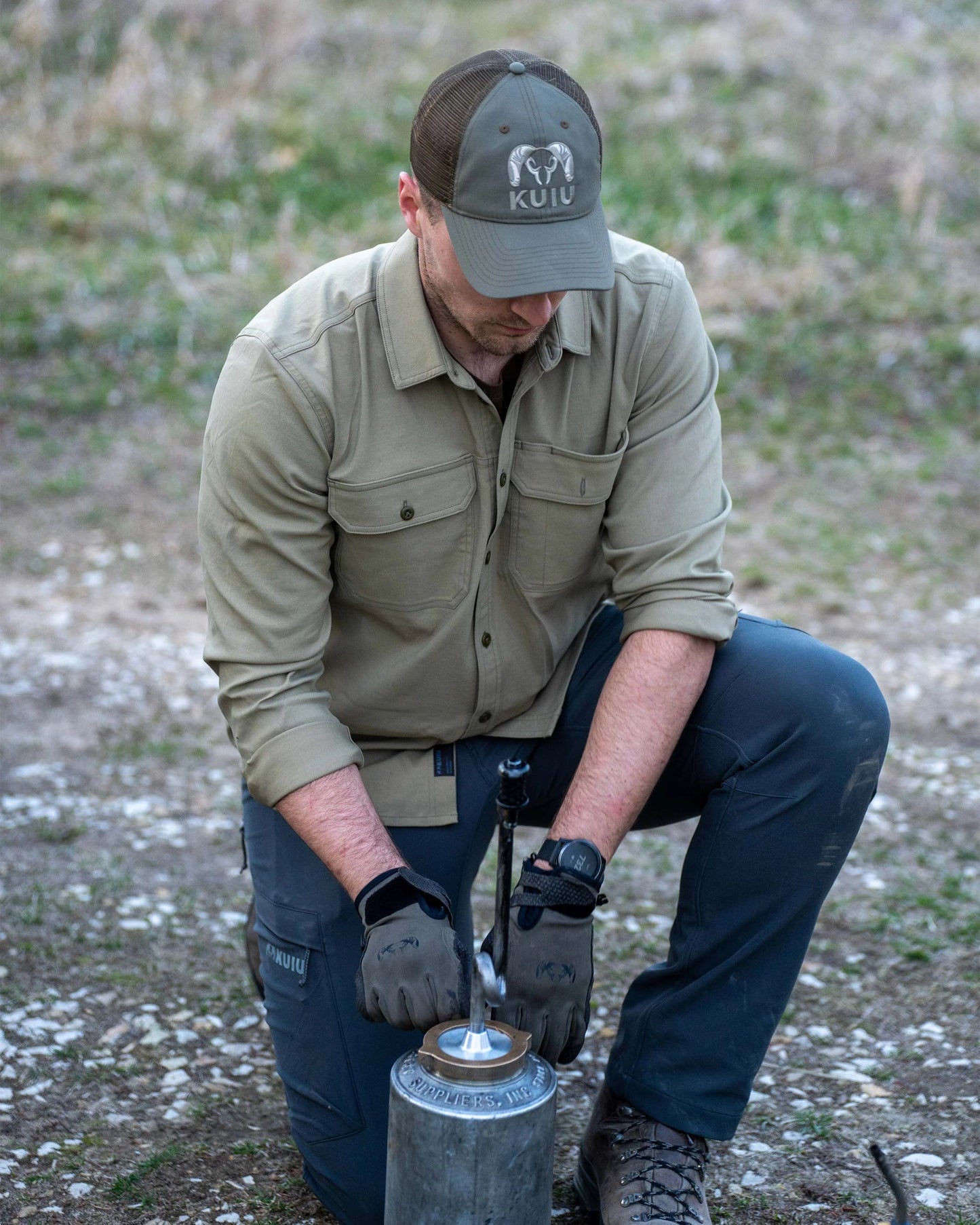 Motive LS Workgrade Shirt | Asphalt