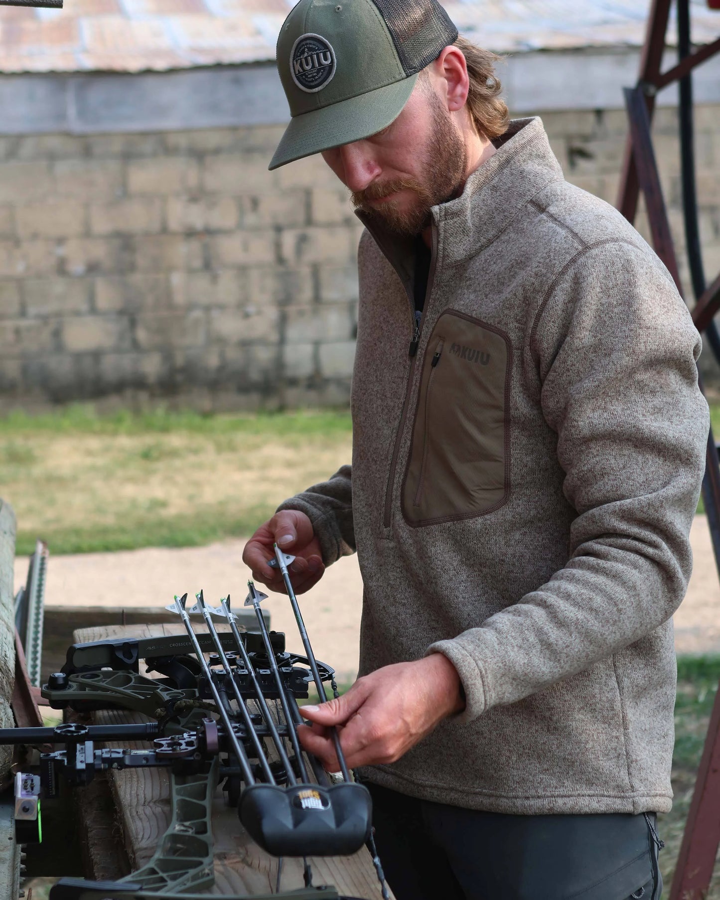 Base Camp Pullover Sweater | Olive Heather
