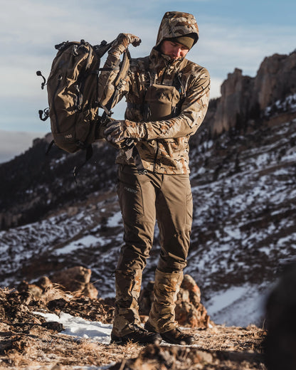 Axis Hybrid Hooded Jacket | Gunmetal